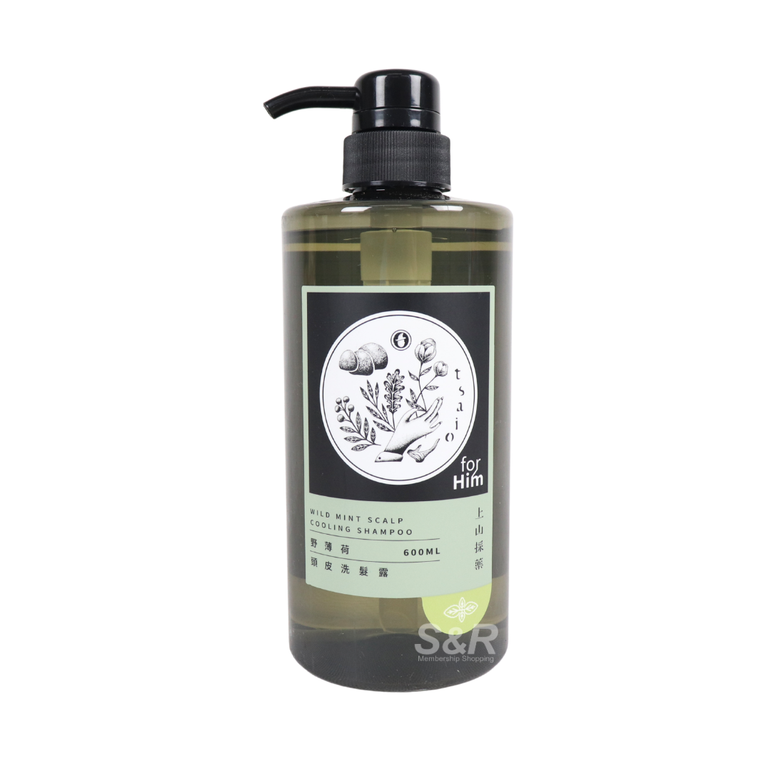 Tsaio Wild Mint Scalp Cooling Shampoo For Him 600mL